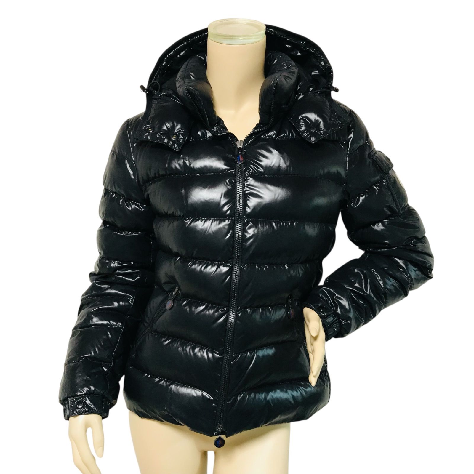【極美品】モンクレール ダウン BADY フード取り外し可 ブラック S相当 MONCLER（モンクレール） 国内正規/ BADY バディ フード取可 2WAY