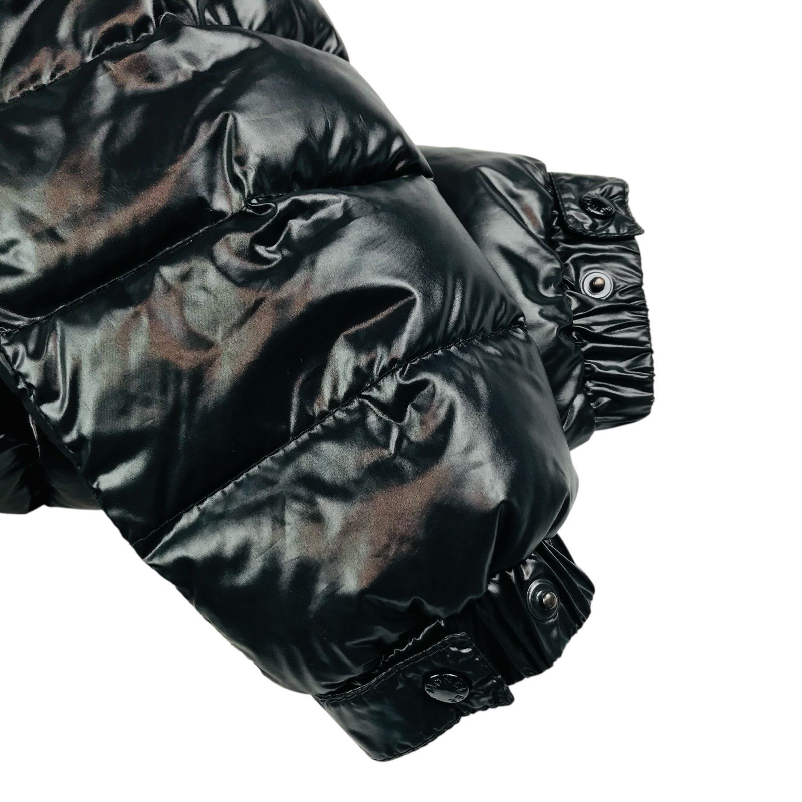 モンクレール BADY ダウンジャケット ブラック 2 ワッペン レディース MONCLER（モンクレール） レディース ダウンジャケット Bady Hooded