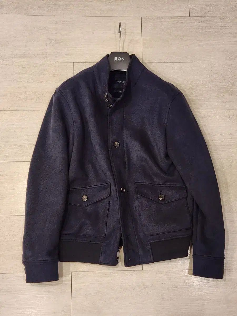 100 ダニエル(DANIELLE) クレミュ(ミュウ) Classic ボマー スウェード ジャケット A1 バラクーダ