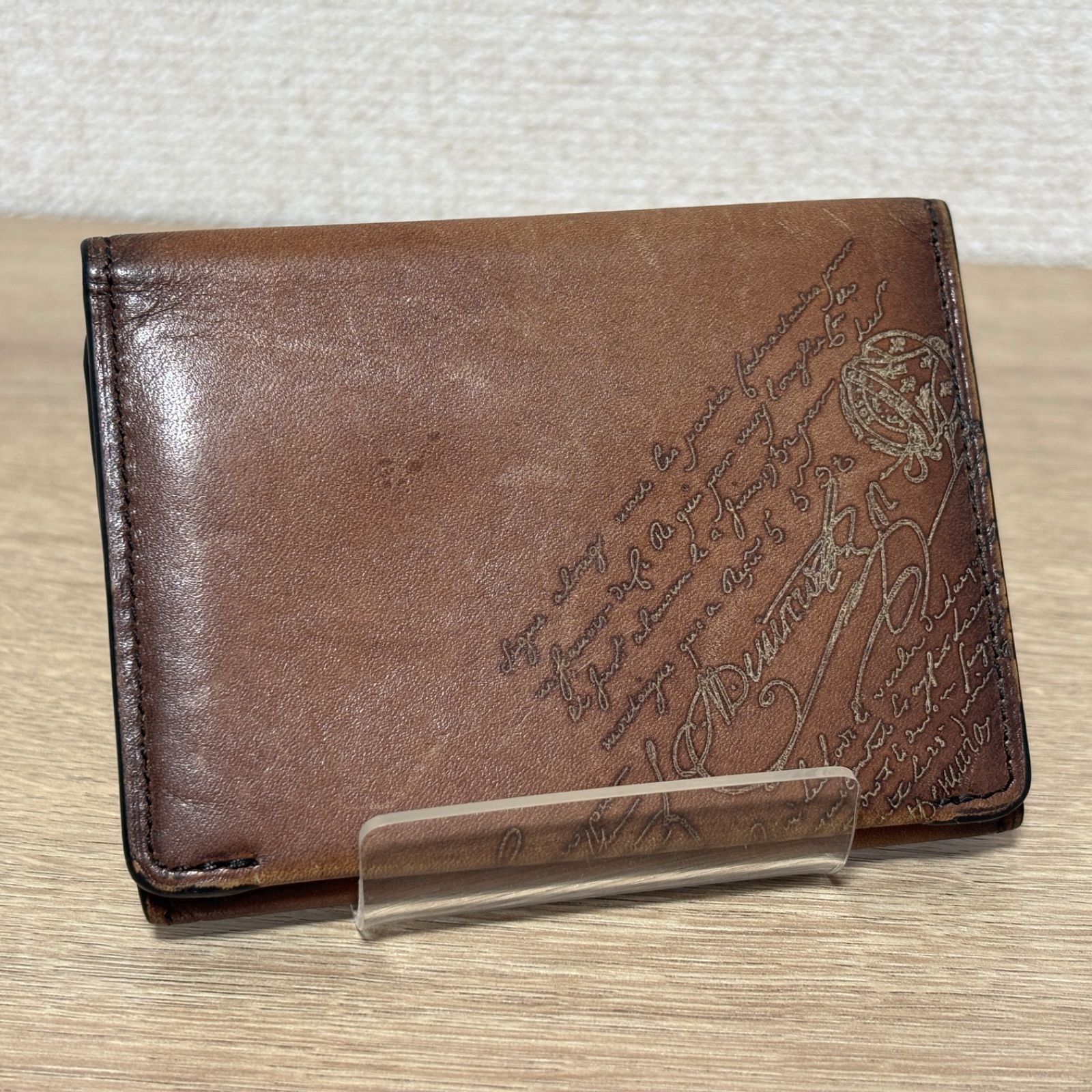 BERLUTI ベルルッティ 名刺入れ カードケース レザー 本革 ブラウン 茶