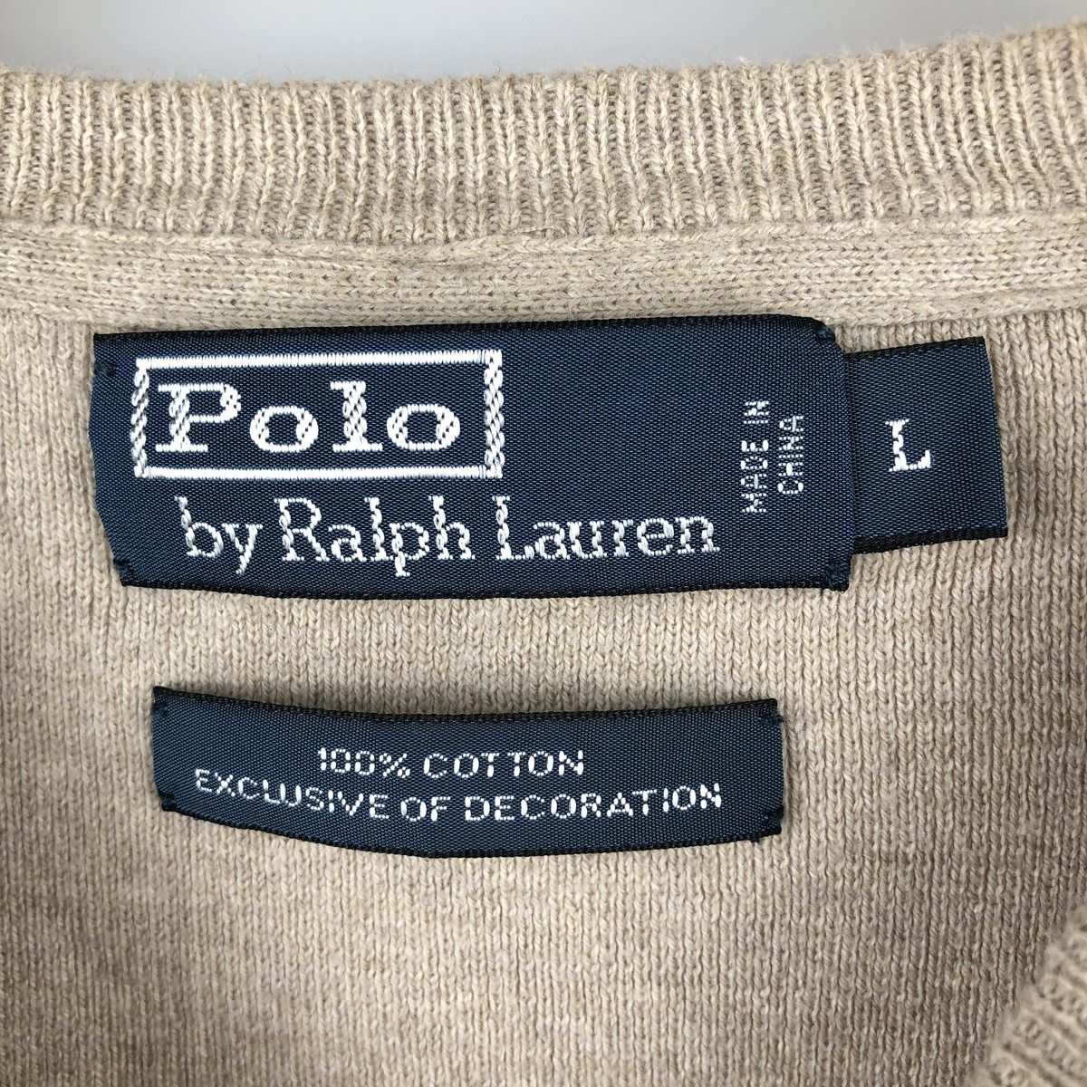 古着 ラルフローレン Ralph Lauren POLO by Ralph Lauren コットンニットセーター メンズL相当/eaa604778 古着 ラルフローレン Ralph Lauren POLO by Ralph Lauren コットン