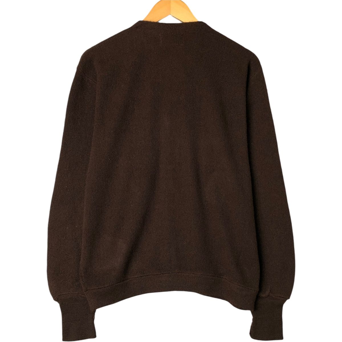 70s IZOD LACOSTE ラコステ　カーディガン　茶系　USA製　XL 70s IZOD LACOSTE ラコステ カーディガン 茶系 USA製 XL 中古】LACOSTE