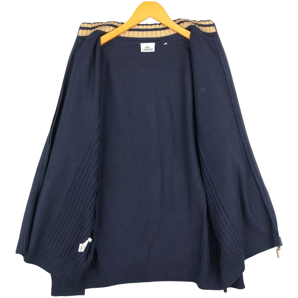 古着 ラコステ LACOSTE ドライバーズニットセーター 8 メンズXXL相当 
