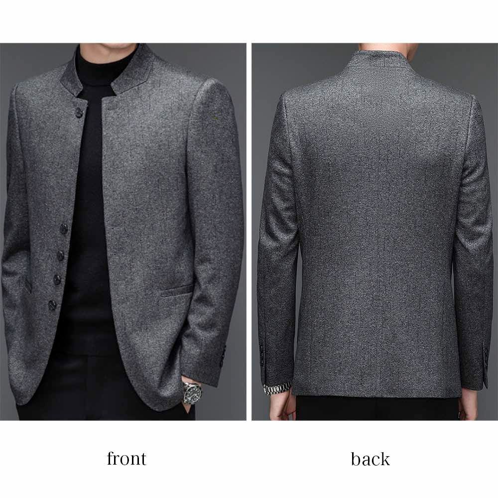 スタンドカラーライトジャケット