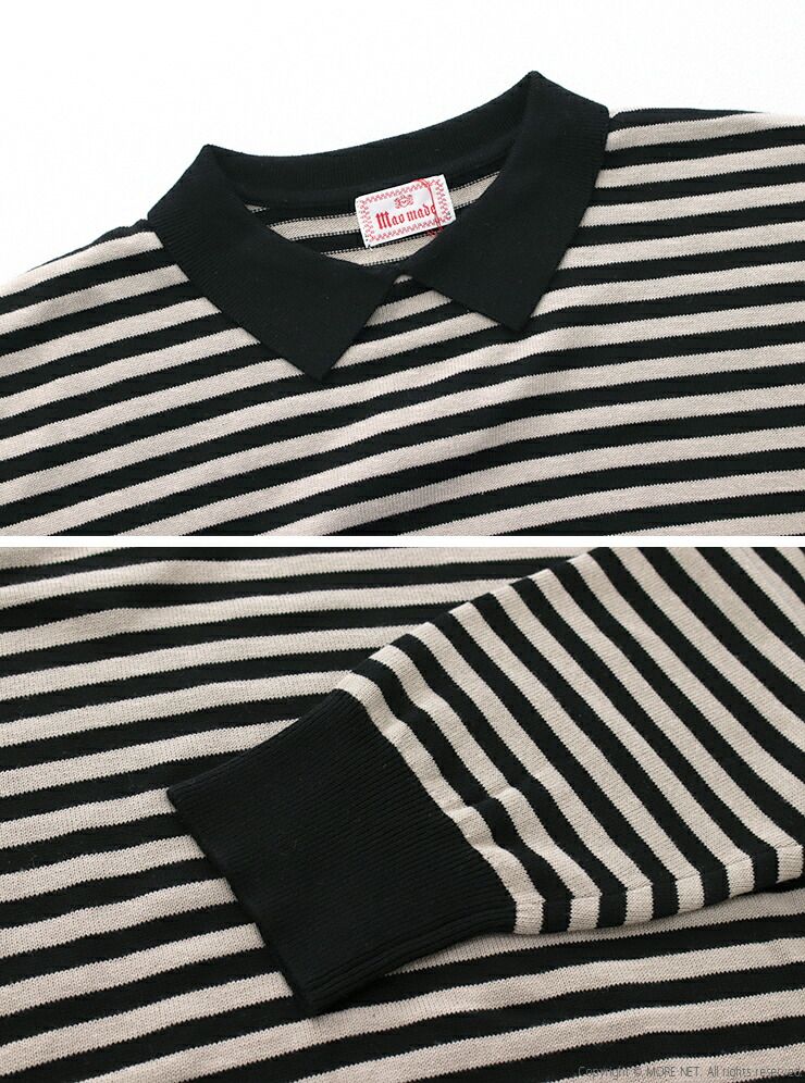 20%OFF] マオメイド mao made やわらかコットン ちょこっと衿レディ