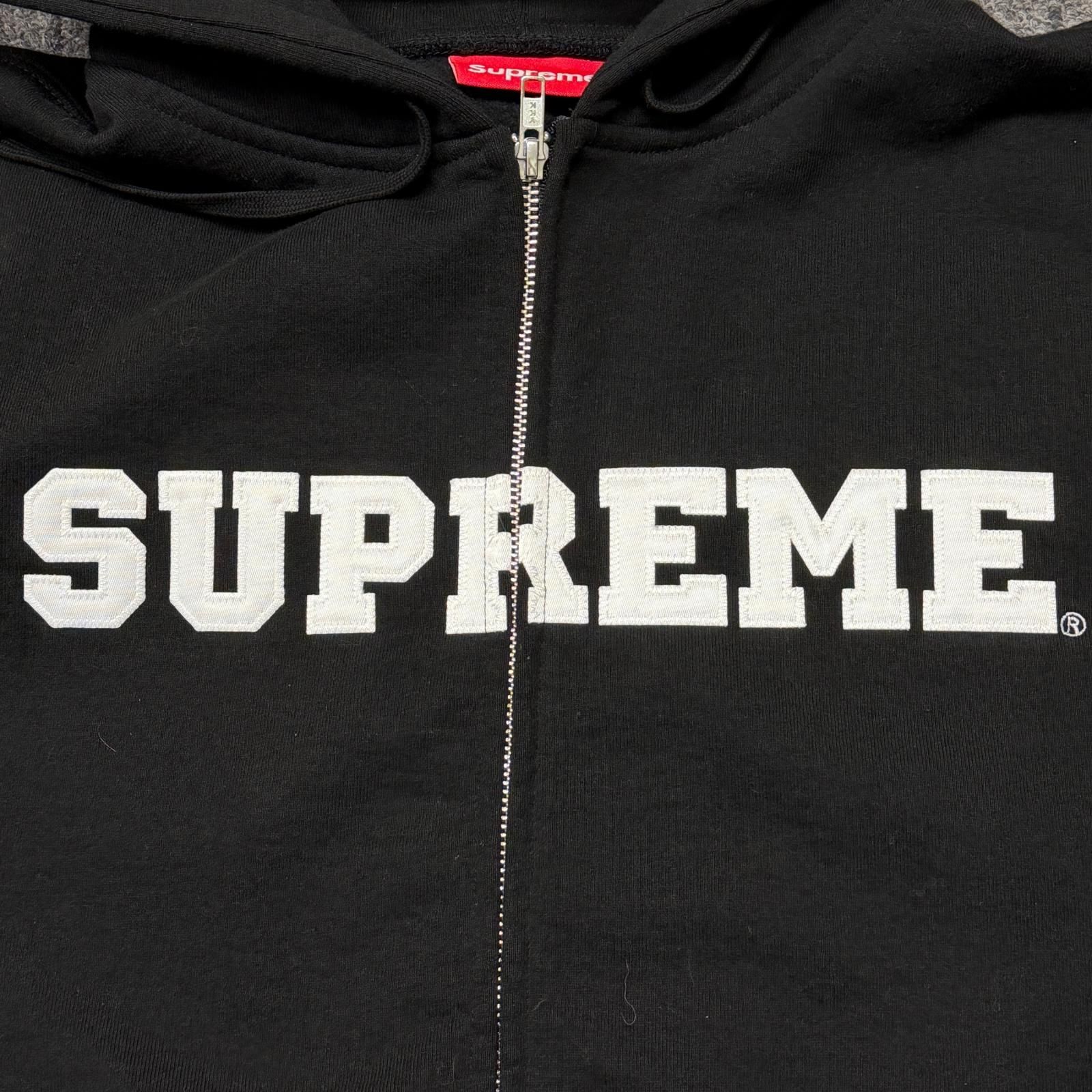 国内正規 Supreme 25SS Collegiate Applique Zip Up Hoode カレッジ 