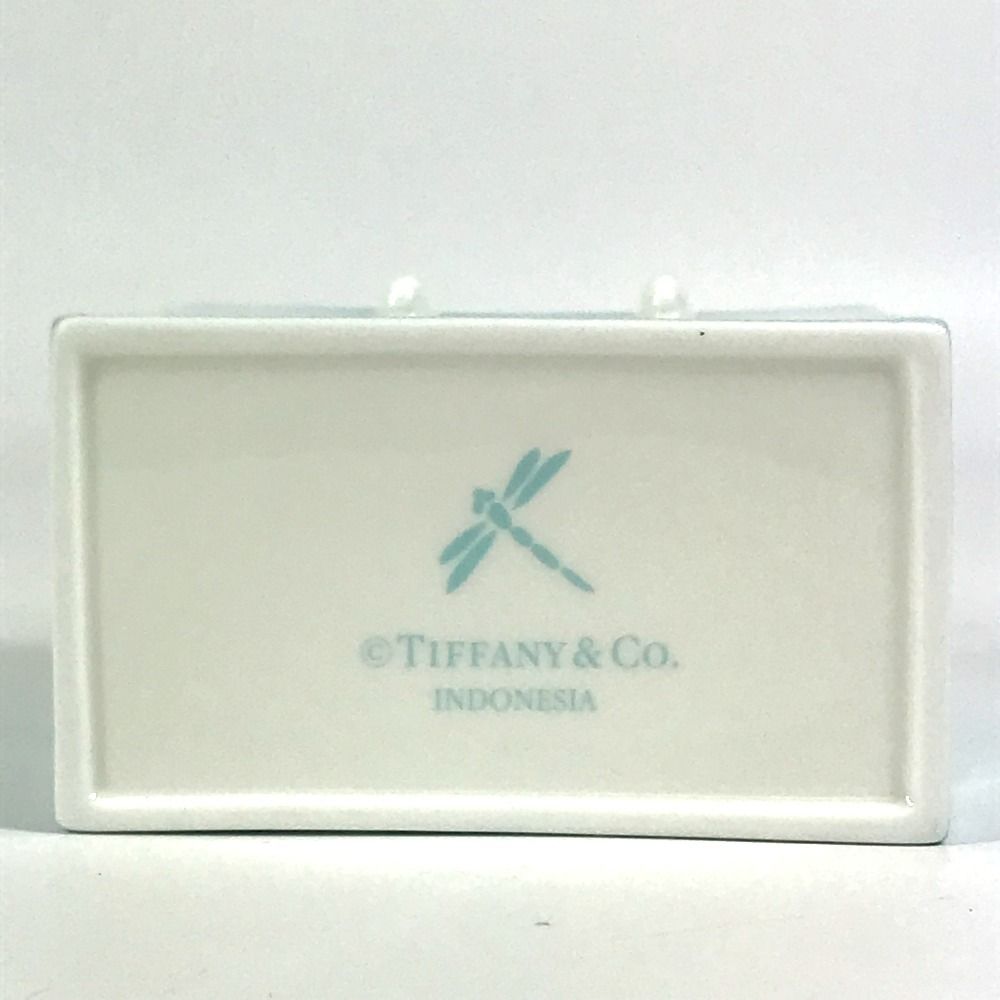 TIFFANY&Co. ティファニー 小物入れ ショッピングバッグ型 ロゴ 陶器