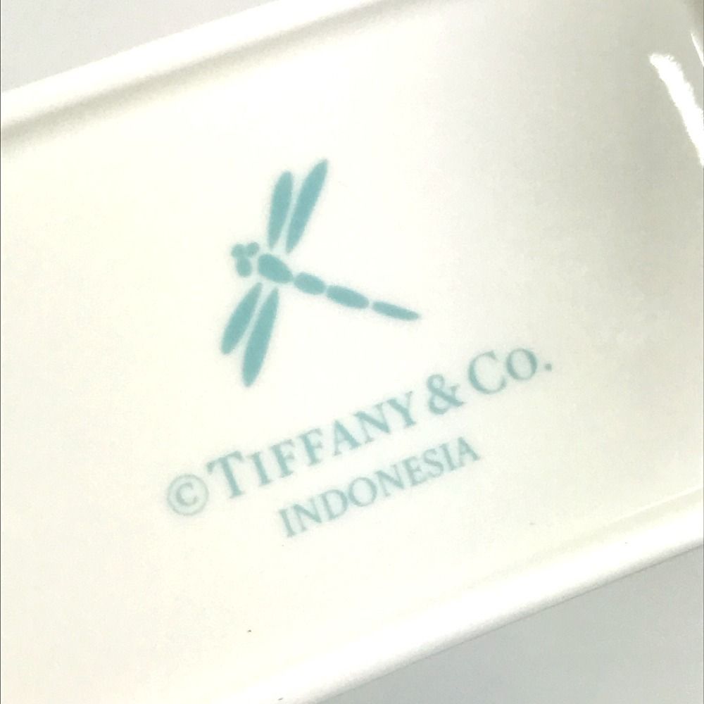 TIFFANY&Co. ティファニー 小物入れ ショッピングバッグ型 ロゴ 陶器