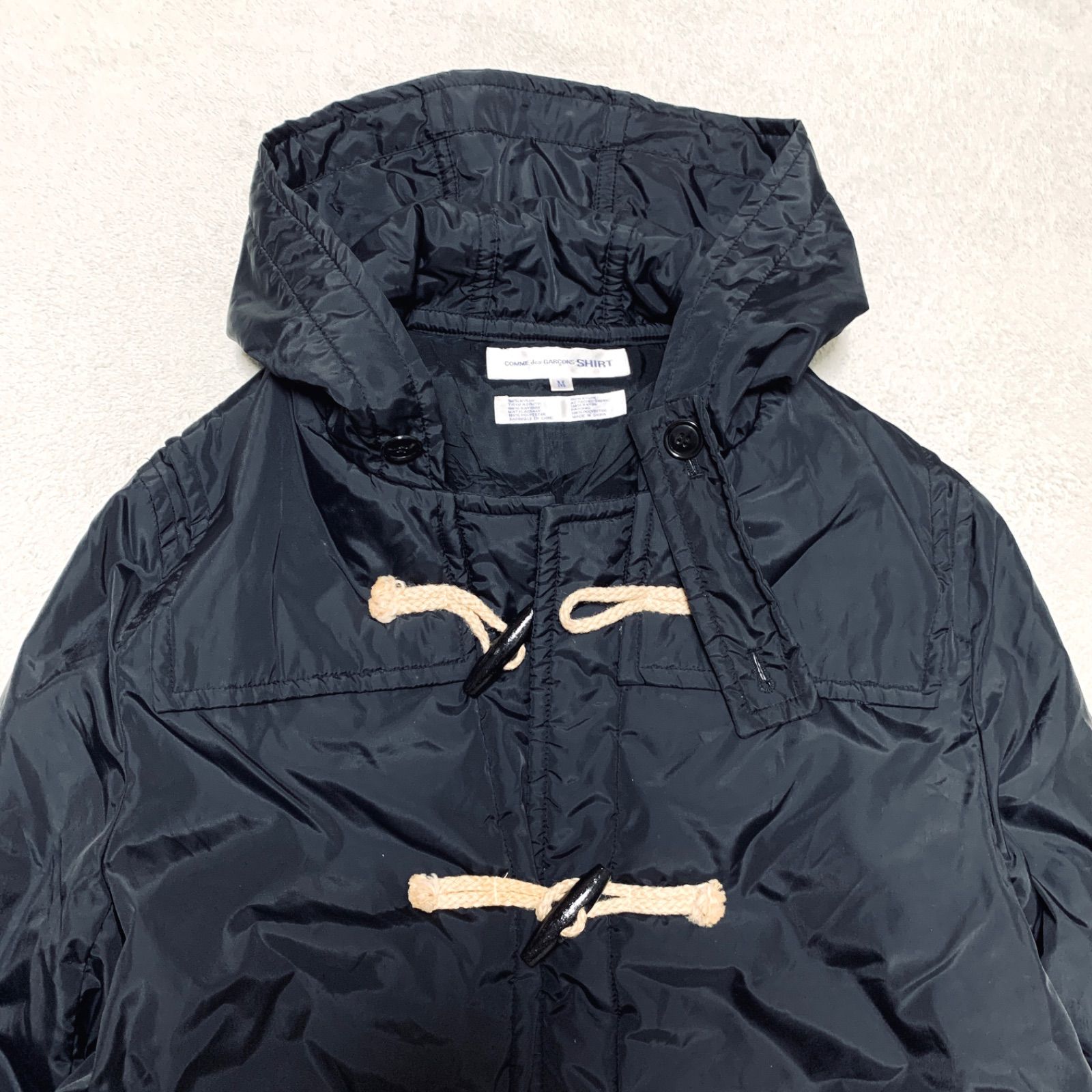 COMME des GARCONS SHIRT ダッフルコート 中綿ダウンジャケット