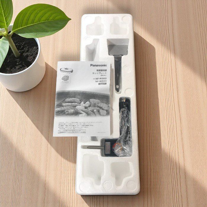 未使用品）Panasonic パナソニック ホットプレート NF-W300-S ビッグ