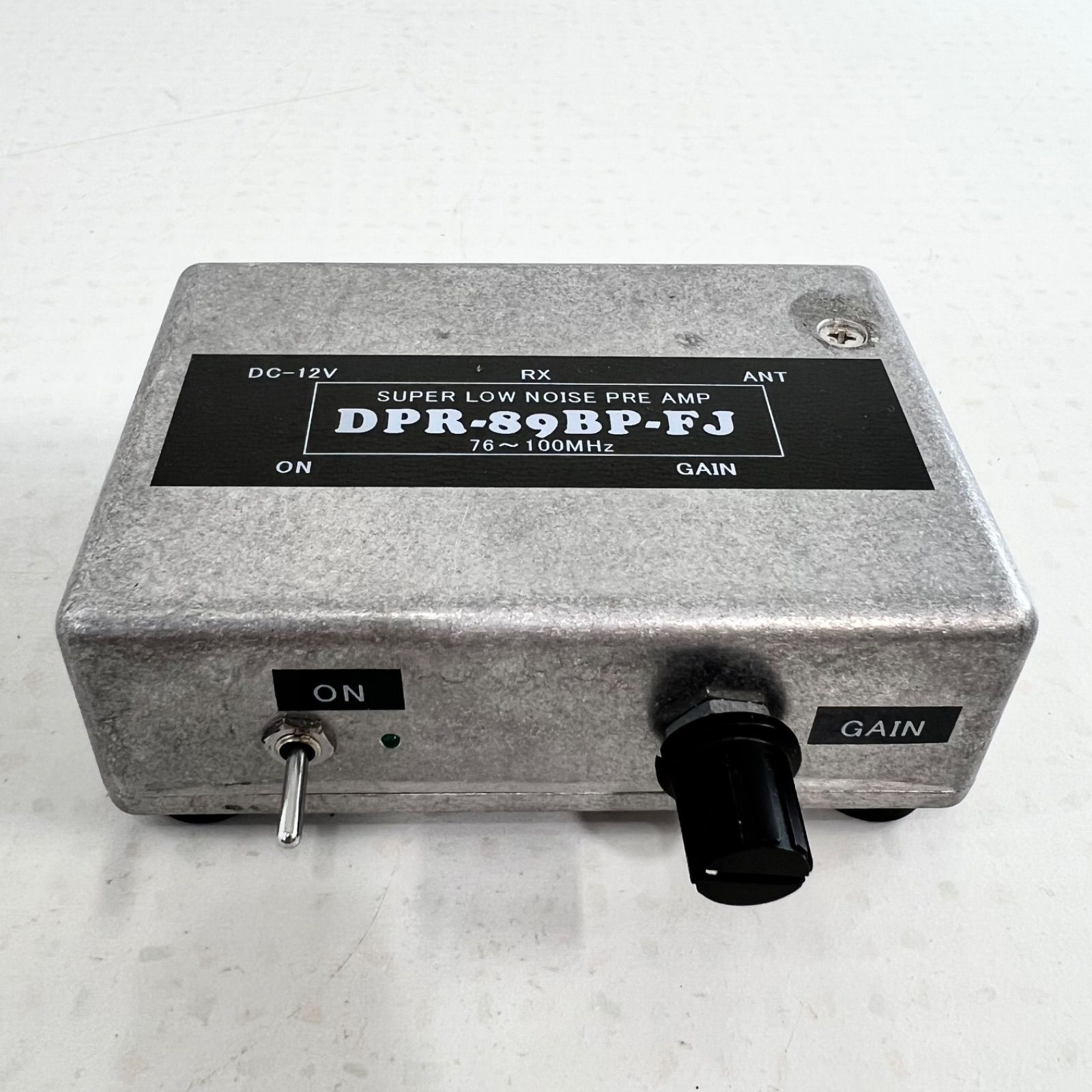 FMラジオ帯受信プリアンプ ワイドFM対応 DPR 89 BP FJ 超低ノイズプリアンプ