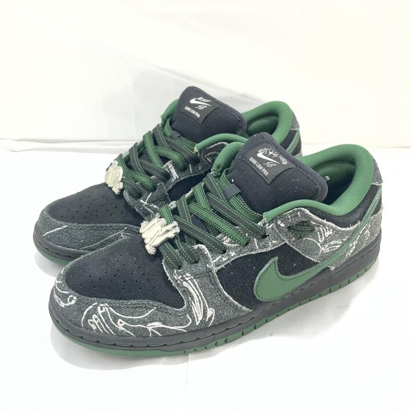 【新品未使用NIKESB】 Anthracite and Gorge Green NIKE SB DUNK LOW PRO x THERE 'Anthracite & Gorge Green' ｜ FLY