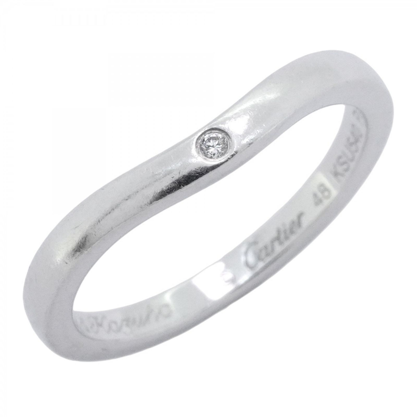 カルティエ(Cartier) カルティエ リング バレリーナ 3PD Pt950