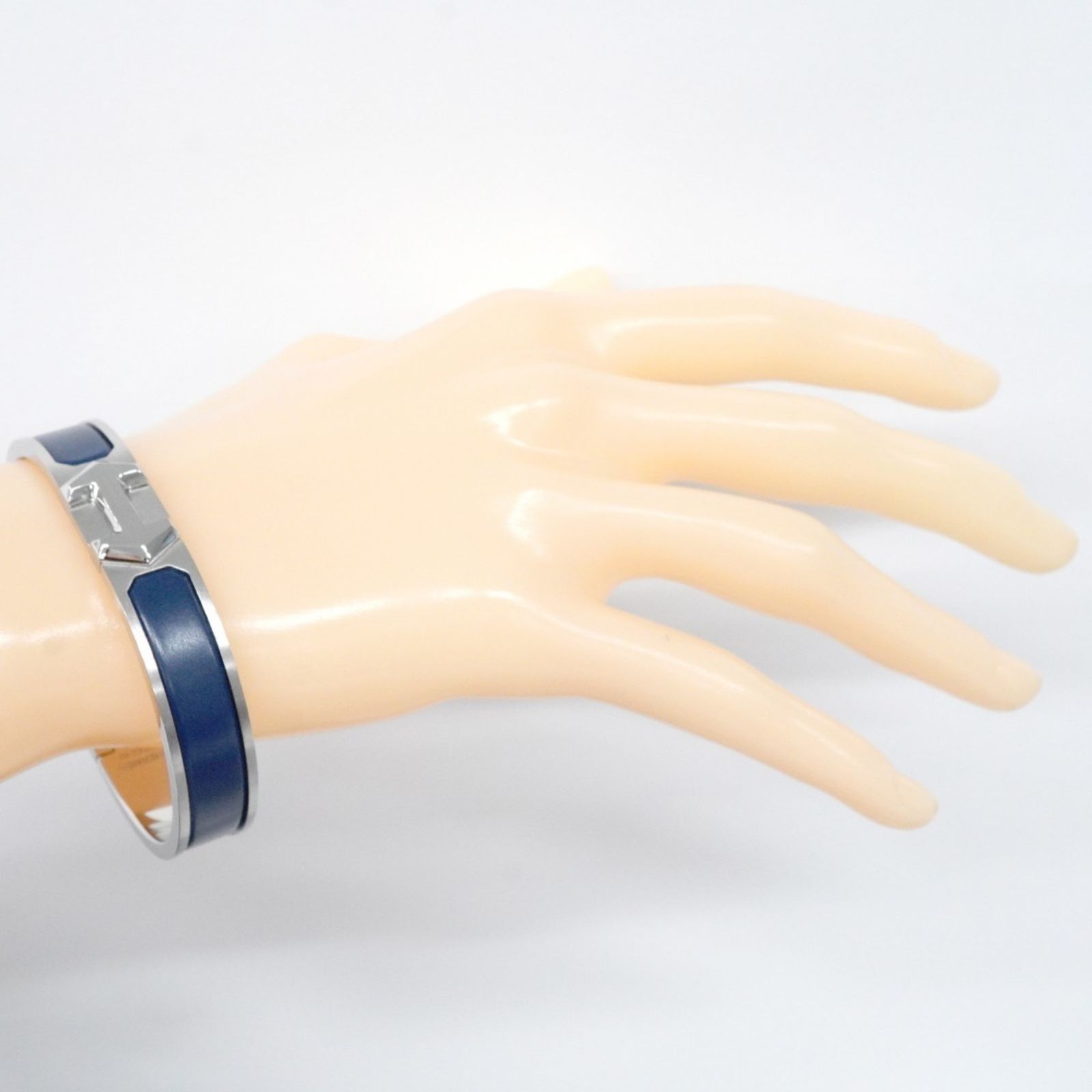 エルメス(Hermes) エルメス バングル スーパーH メタル シルバー