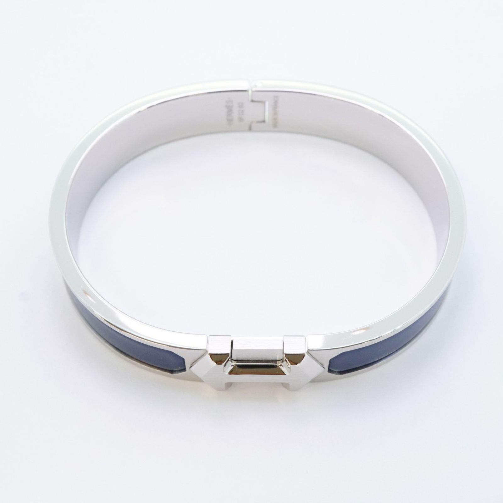 エルメス(Hermes) エルメス バングル スーパーH メタル シルバー