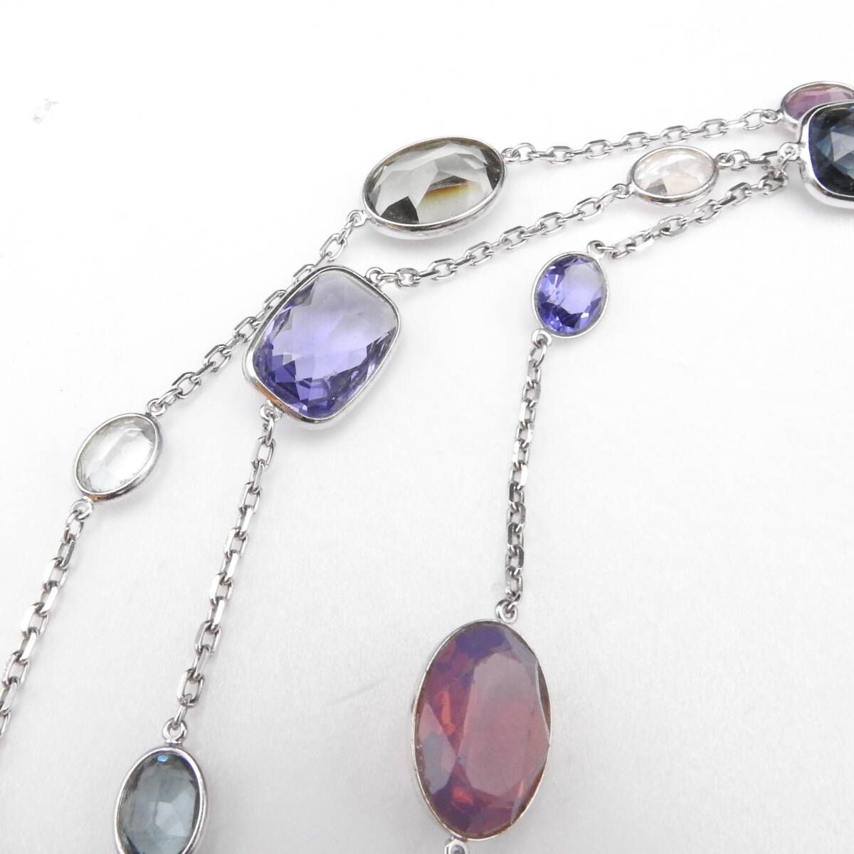 正規品】スワロフスキー Swarovski ネックレス パメラ 3連 マルチ 