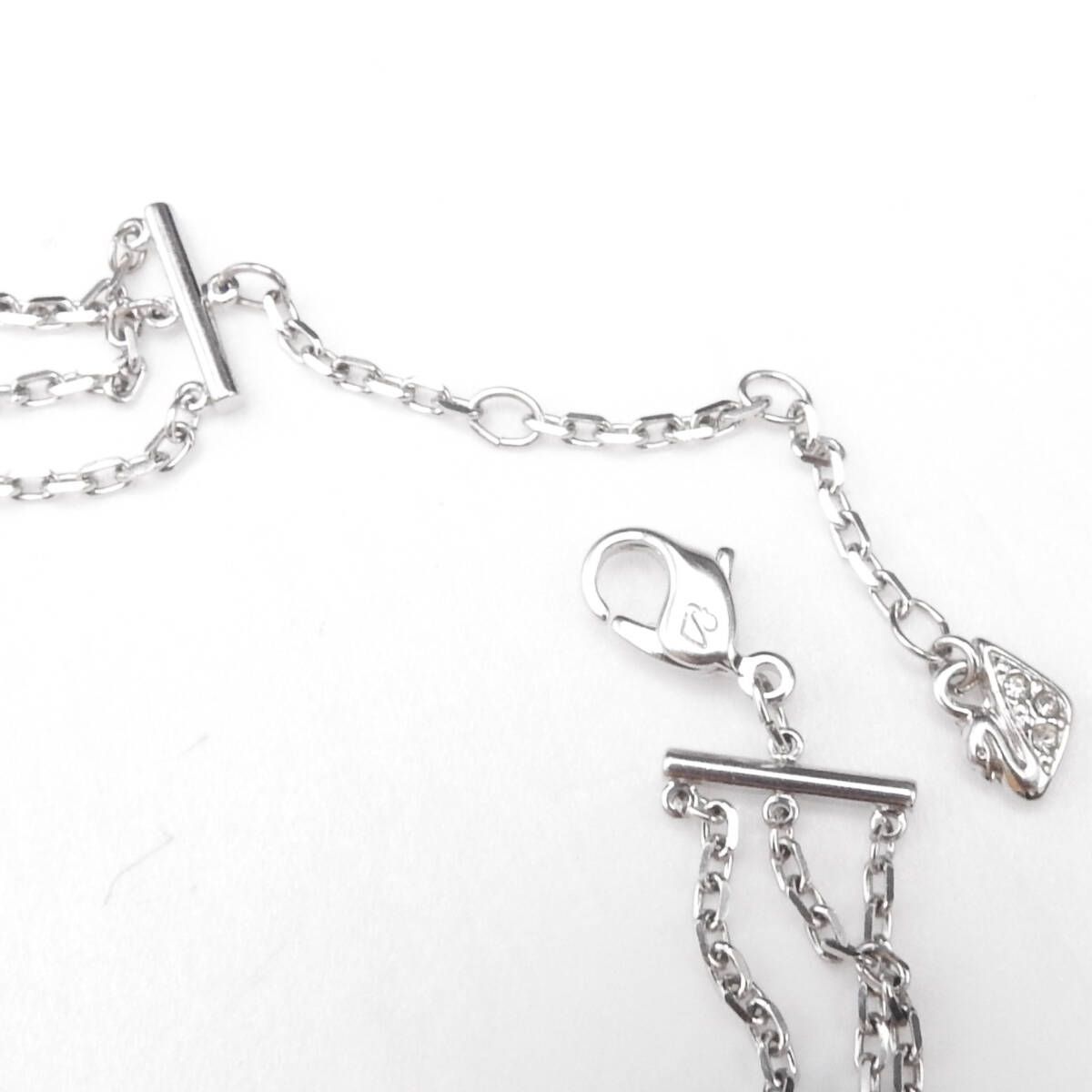 正規品】スワロフスキー Swarovski ネックレス パメラ 3連 マルチ 