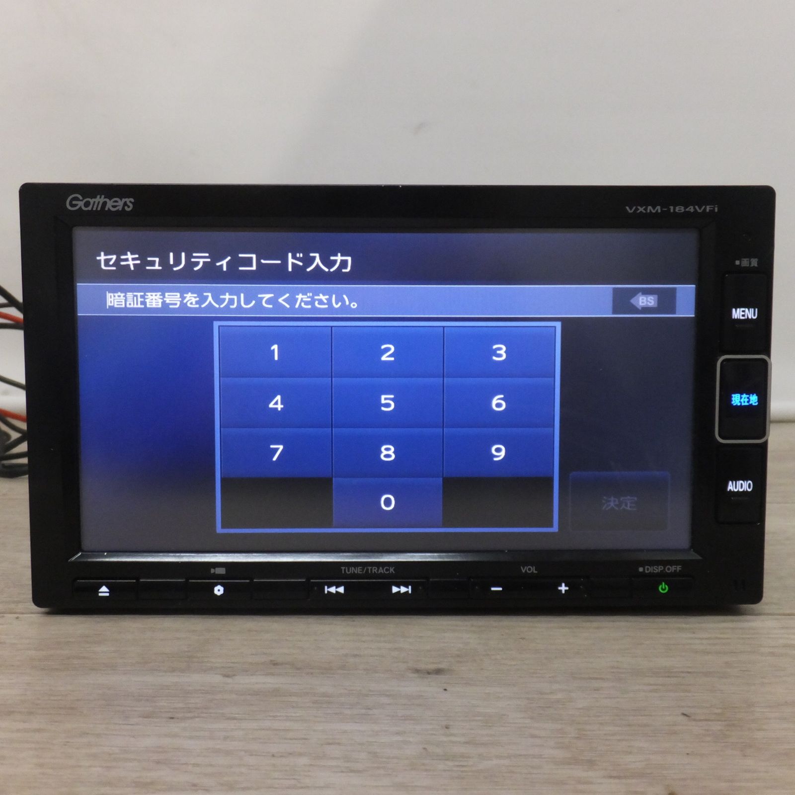 送料無料] 現状品☆ケンウッド製 ホンダ 純正 ベーシックインターナビ