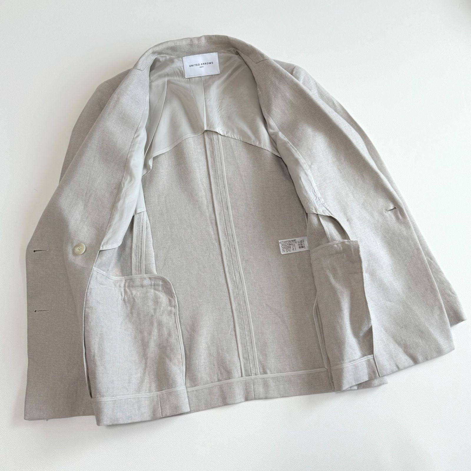 UNITED ARROWS ユナイテッドアローズ リネン ブレザー ジャケット