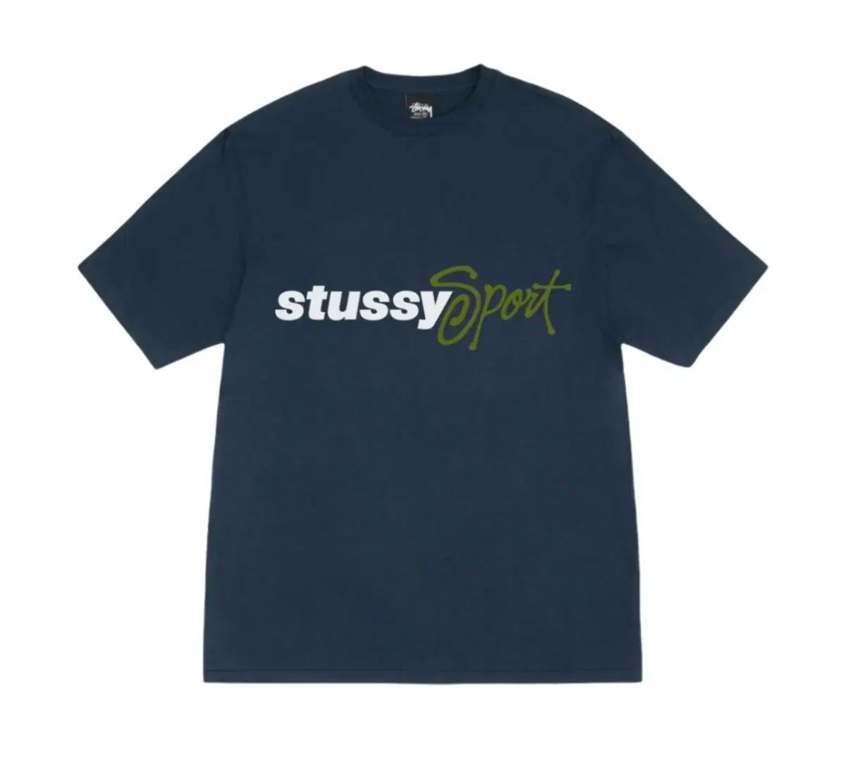 STUSSY スポーツ スクリプト Tシャツ ネイビー - メルカリ
