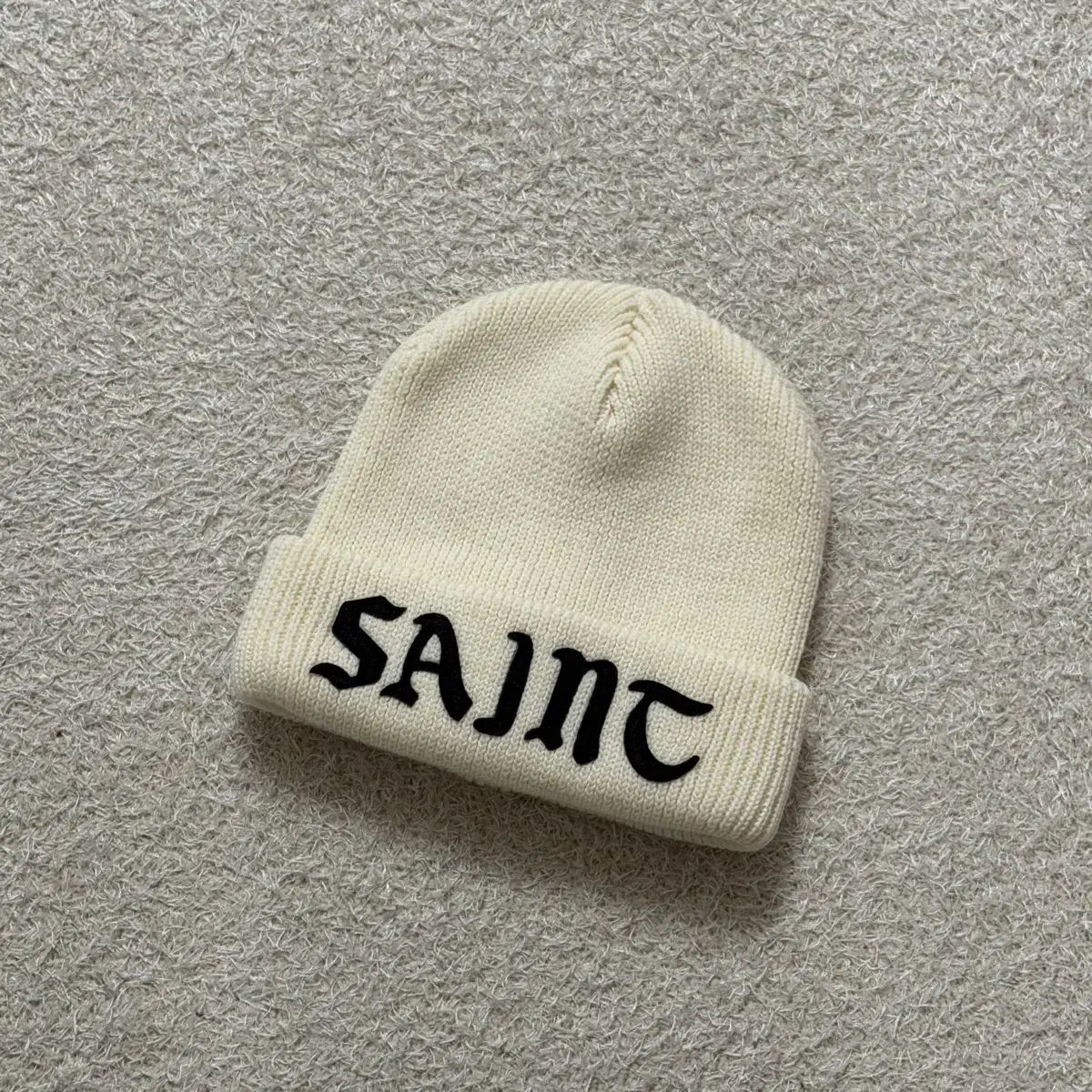 OS SAINT MICHAEL(セント マイケル) ビーニー 白 - メルカリ