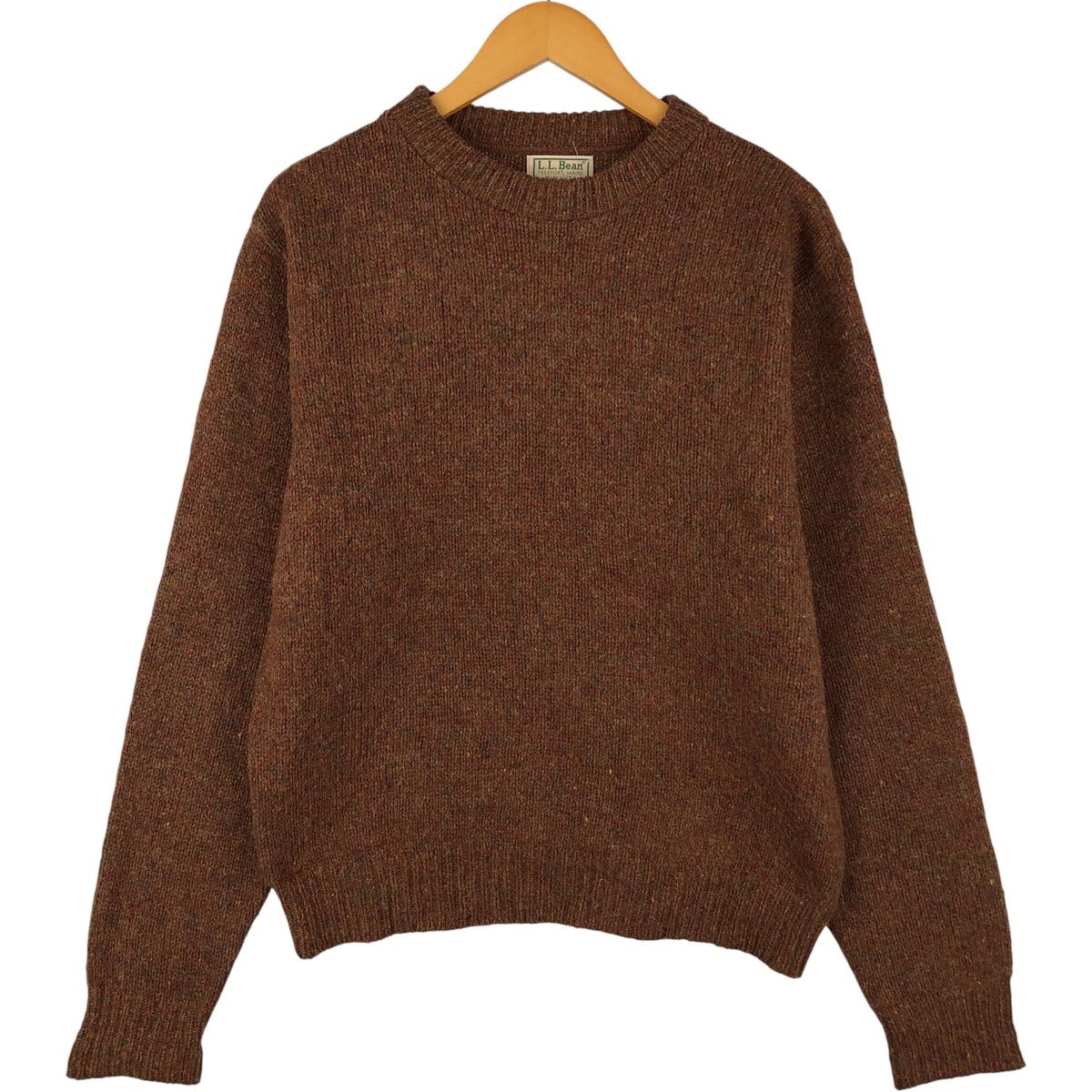 古着 80~90年代 エルエルビーン L.L.Bean ウールニットセーター USA製 