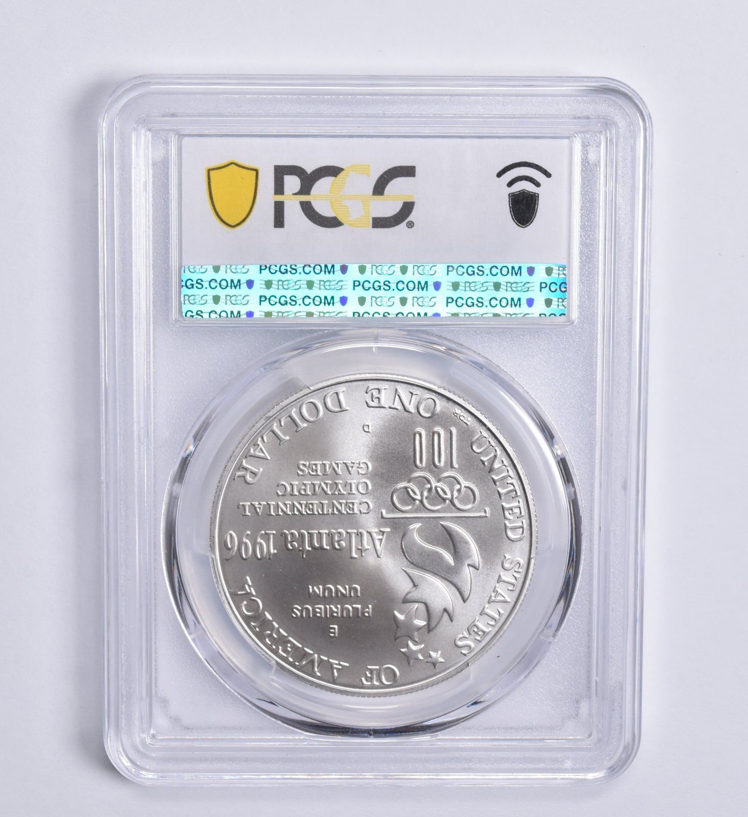 MS70 1996-D オリンピック - 走り高跳び記念 $1 PCGS ブルーラベル
