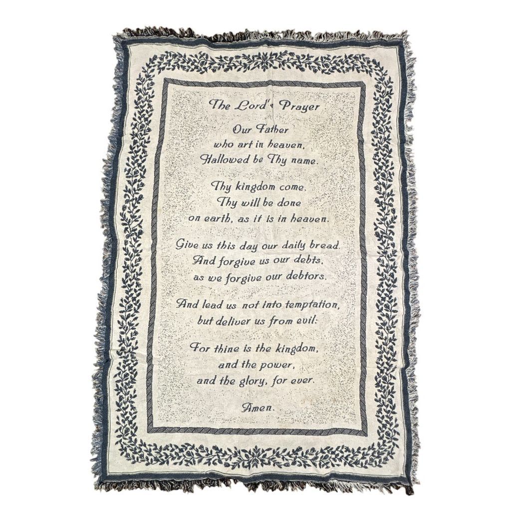 vintageラグ ブランケット マルチカバー タペストリー USA製 宗教