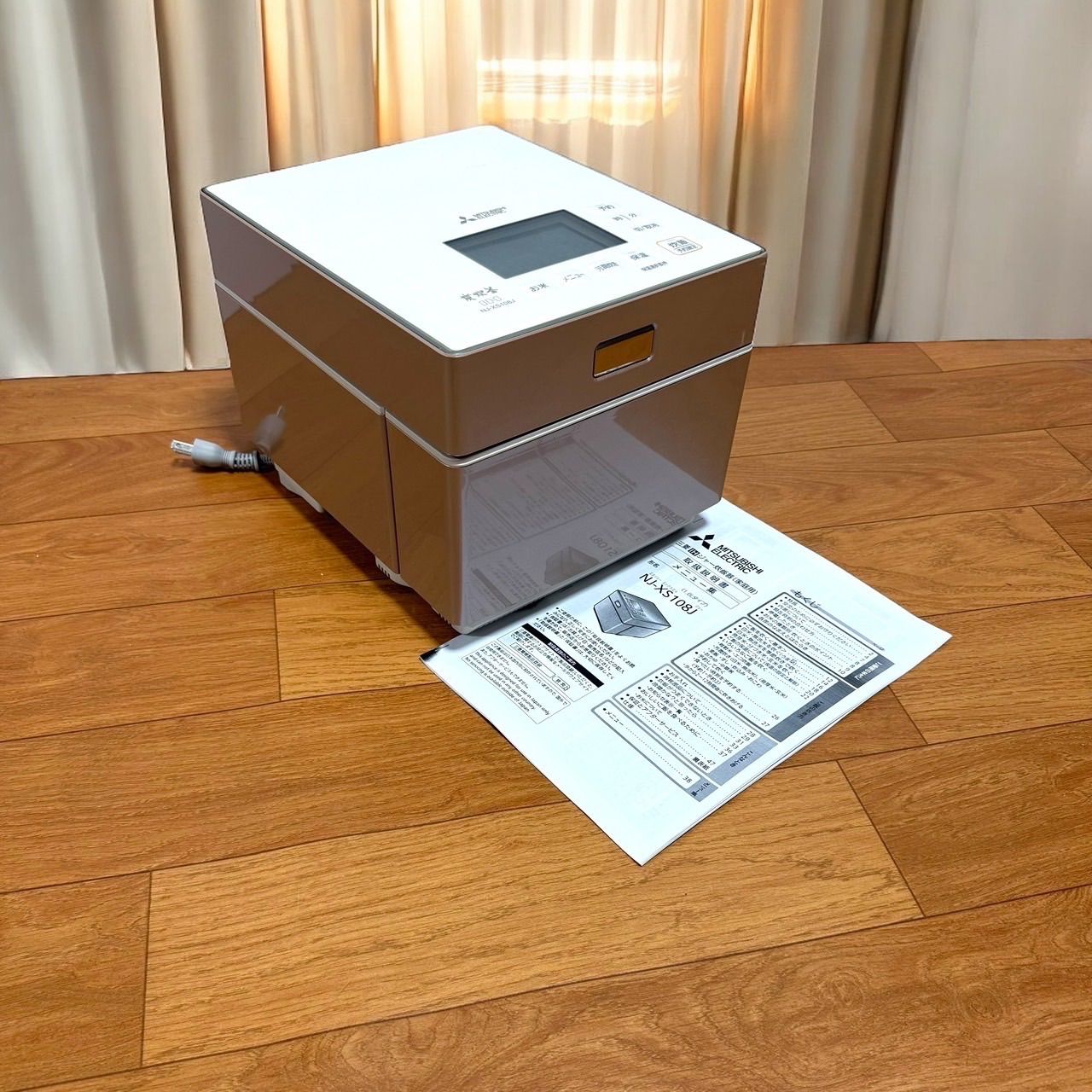 ☆送料無料 MITSUBISHI 三菱電機 NJ-XS108J P ピンク 蒸気レス IH炊飯