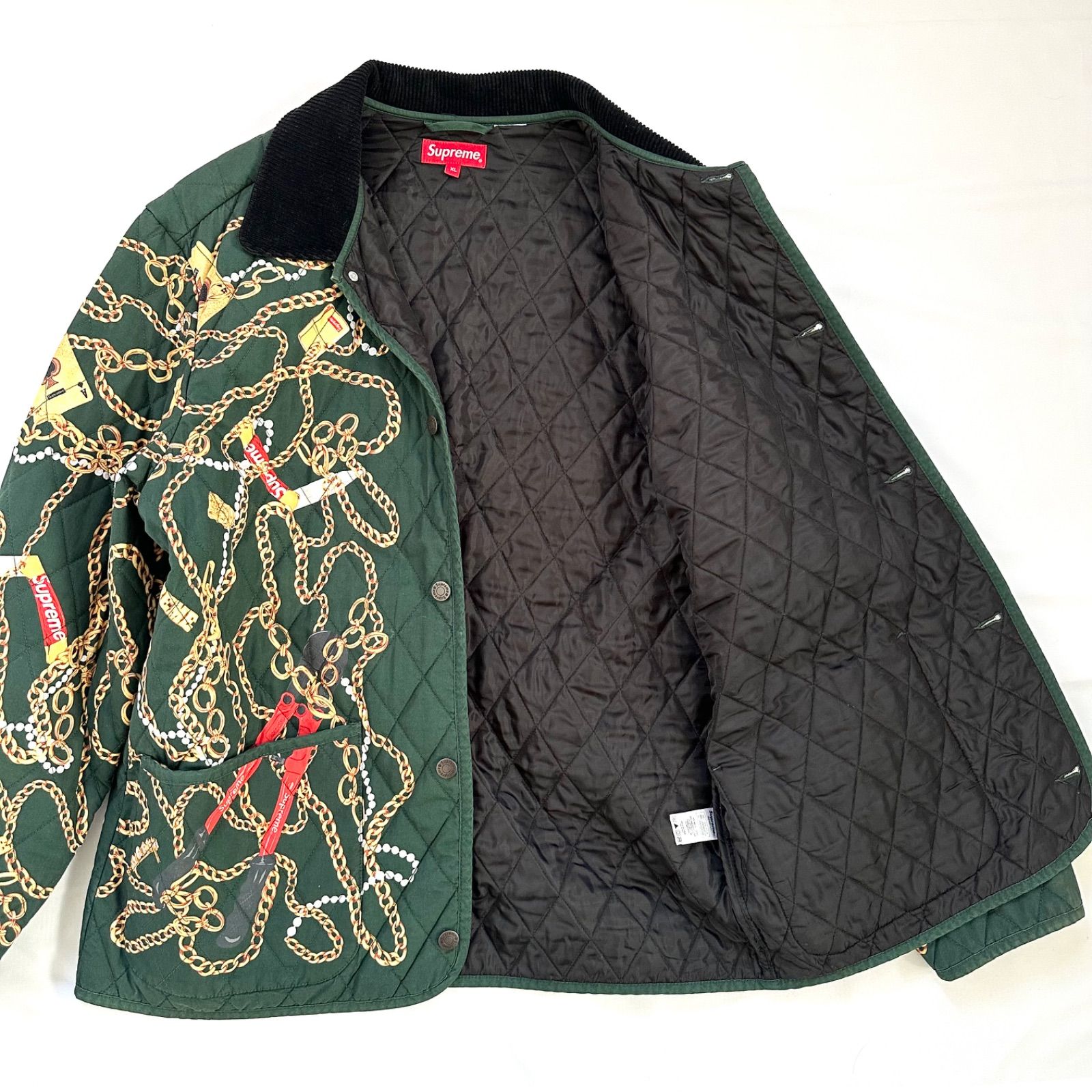 Supreme Chains Quilted Jacket シュプリーム チェーン キルティング