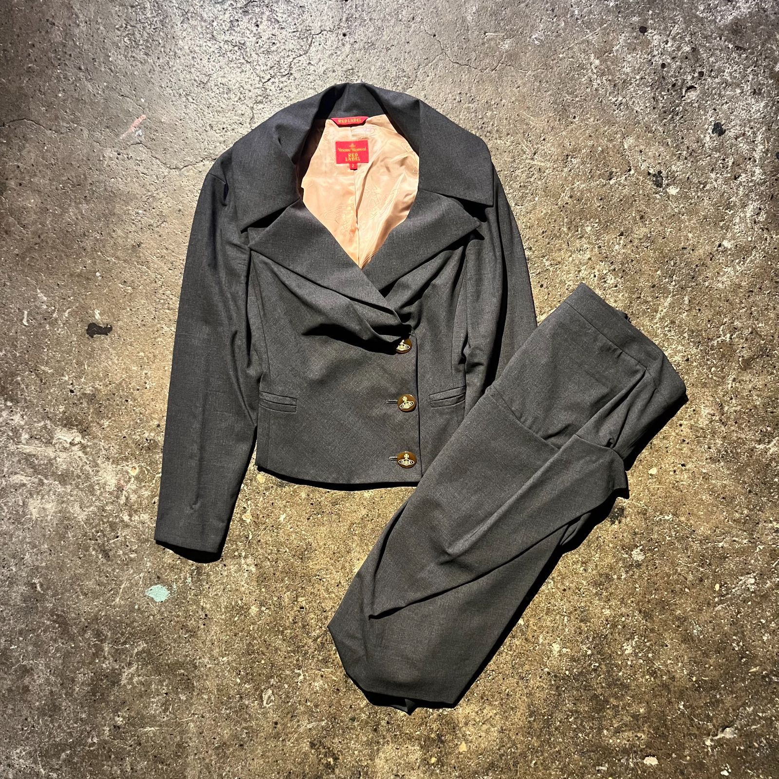 Vivienne Westwood RED LABEL 90s ダブルブレストスカートセットアップ