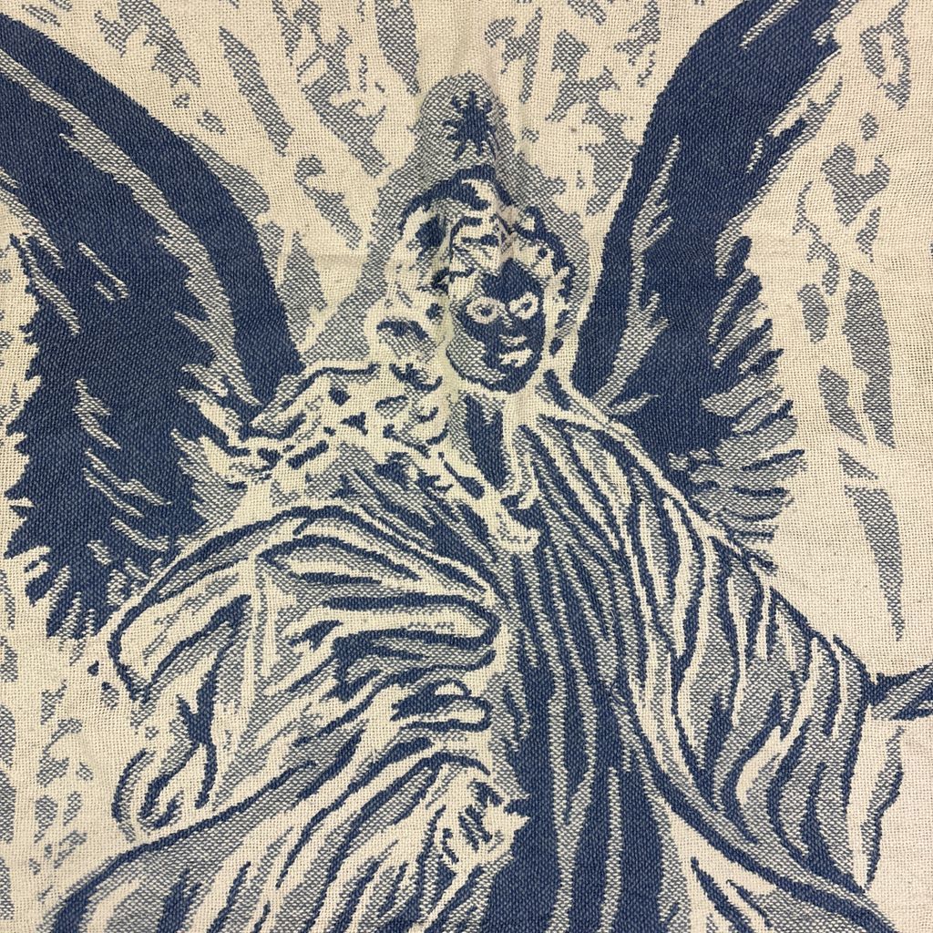 vintageラグ ブランケット マルチカバー タペストリー 宗教 キリスト教