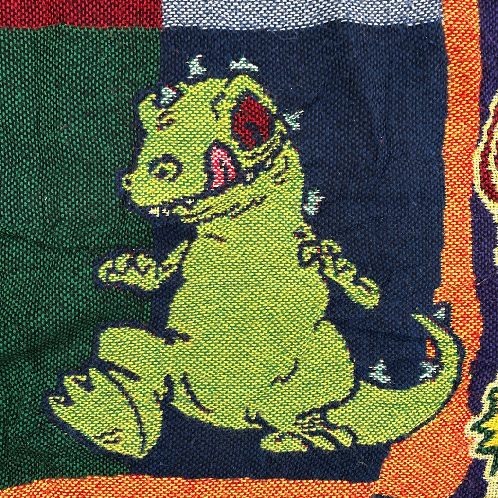 vintageラグ ブランケット マルチカバー タペストリー USA製 90s