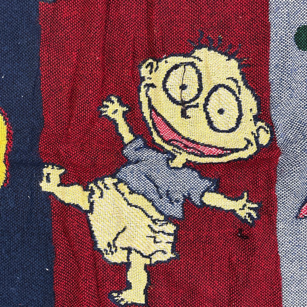 vintageラグ ブランケット マルチカバー タペストリー USA製 90s