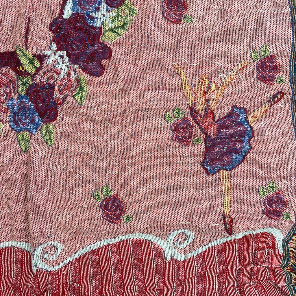 vintageラグ ブランケット マルチカバー タペストリー Barbie バービー