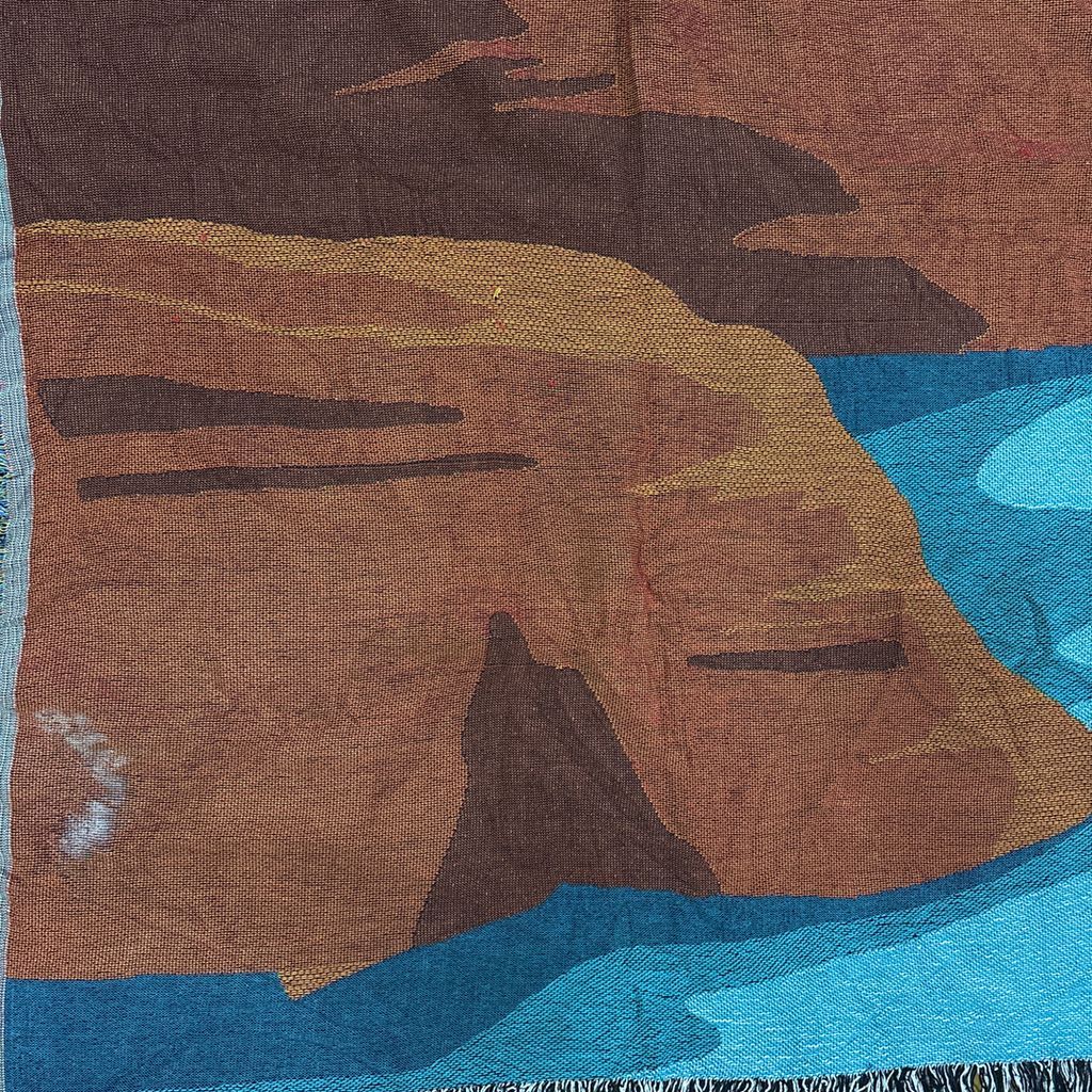 vintageラグ ブランケット マルチカバー タペストリー USA製 ザ