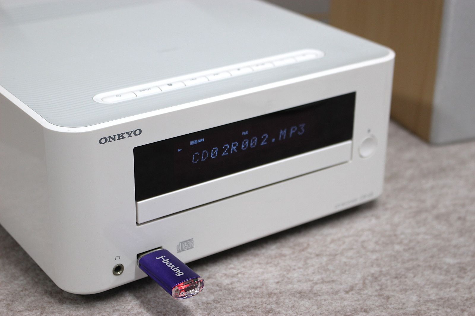 ONKYO CD/USB/NFC対応Bluetooth搭載ミニコンポ CR-U5 ホワイト色