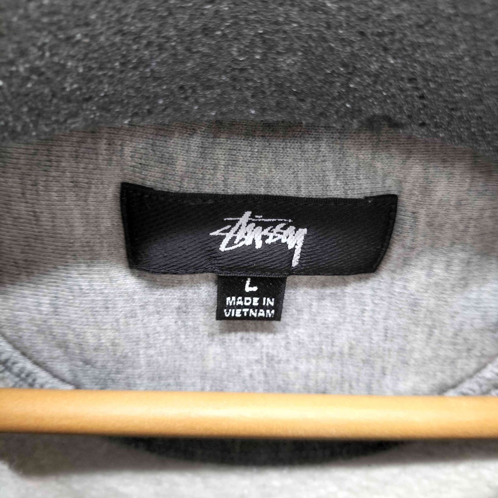 ステューシー Stussy Stock Logo Mock Neck Sweat ハーフジップ メンズ 