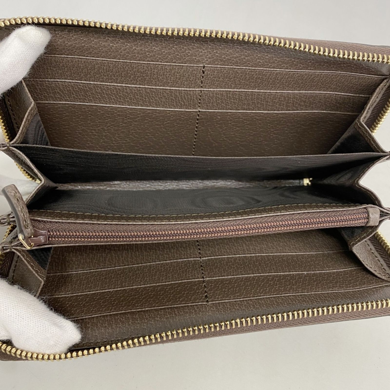 グッチ(Gucci) グッチ 長財布 GGスプリーム シェリーライン GG