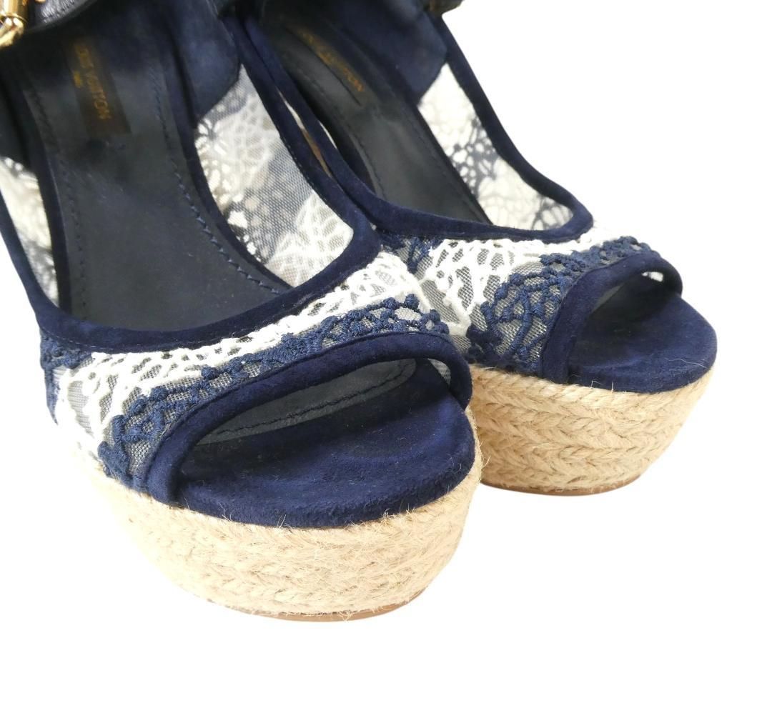 美品 LOUIS VUITTON ルイヴィトン サイズ34 約21.5㎝ エスパドリーユ