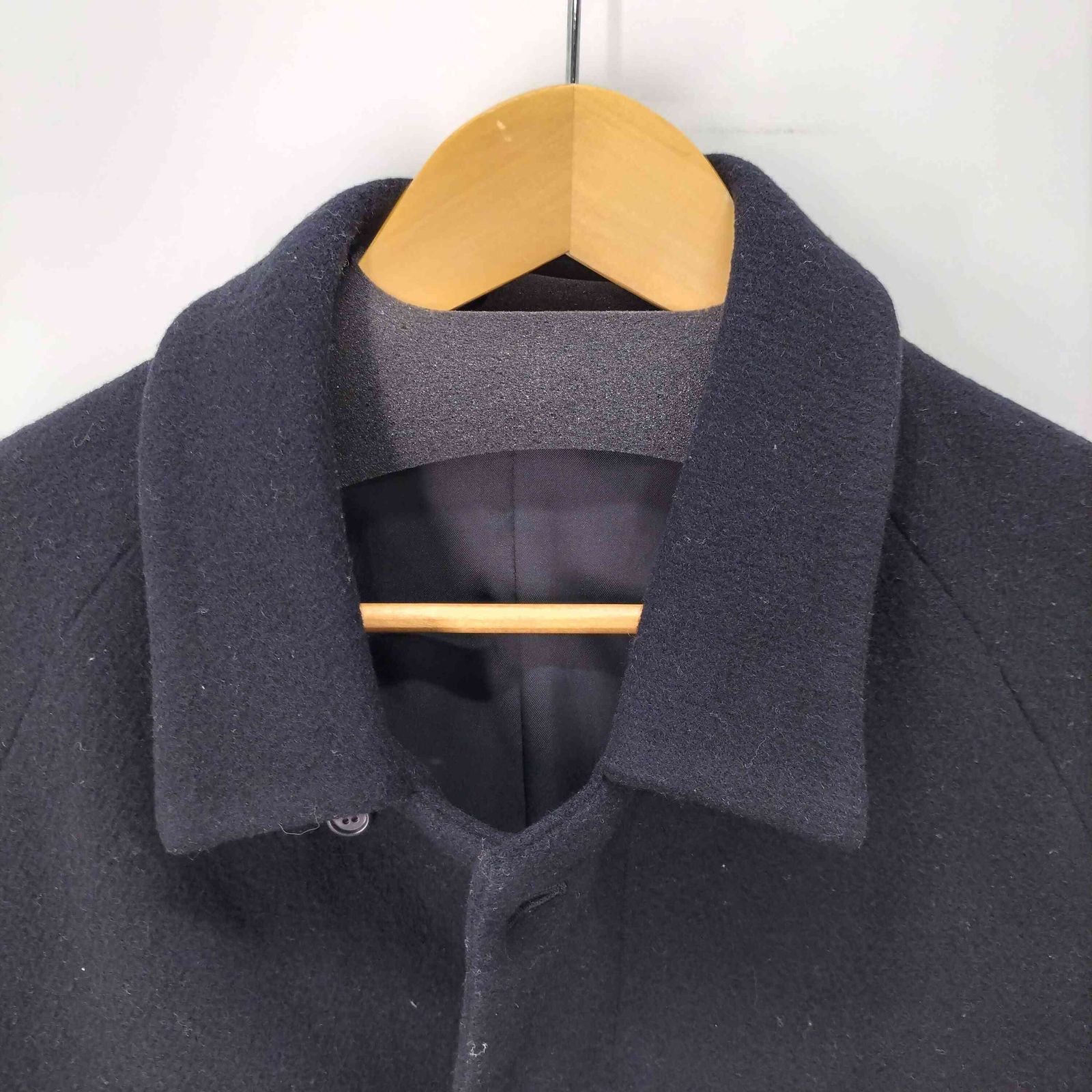 ユーズドフルギ USED古着 CASHMERE＆WOOL カシミヤ混 ステンカラー