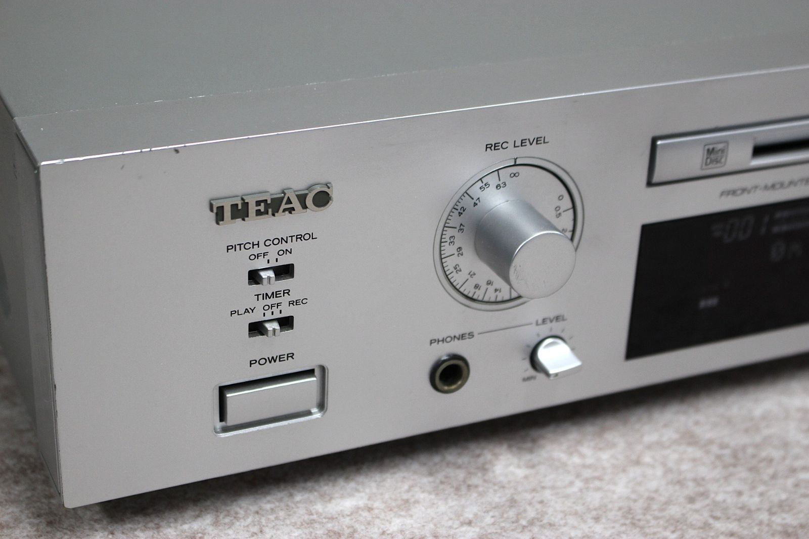 TEAC MDレコーダー MD-5 MKⅡ MDLP対応 シルバー色 - メルカリ