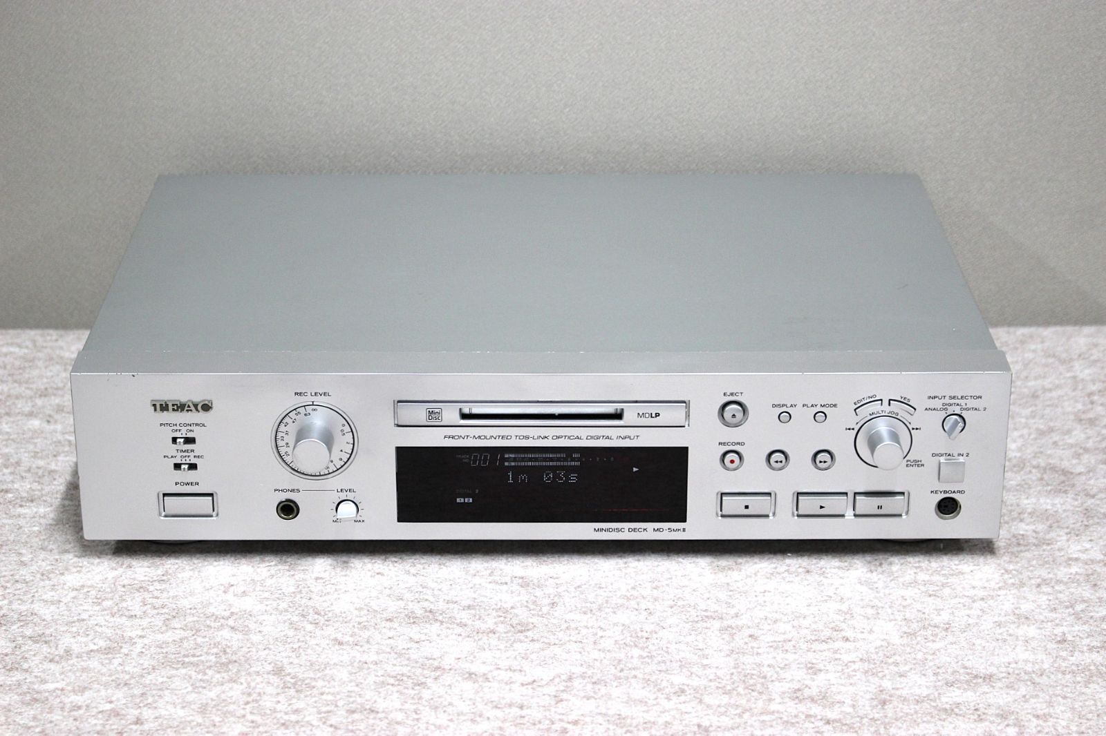 TEAC TEAC MD-5 MKII MDレコーダー TEAC MDレコーダー MD-5 MKⅡ MDLP対応 シルバー色 - メルカリ