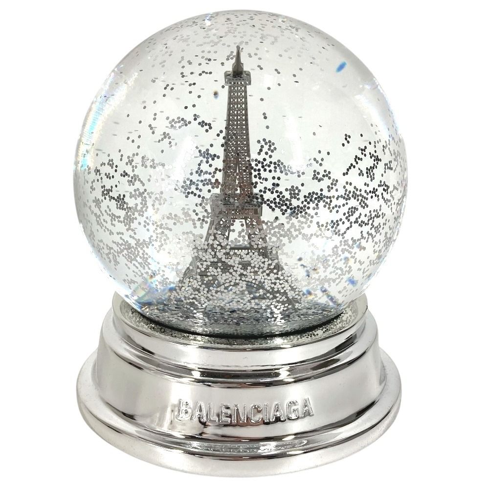 美品 BALENCIAGA スノードーム エッフェル塔 限定品 BALENCIAGA バレンシアガ スノードーム エッフェル塔 ロゴ 陶器