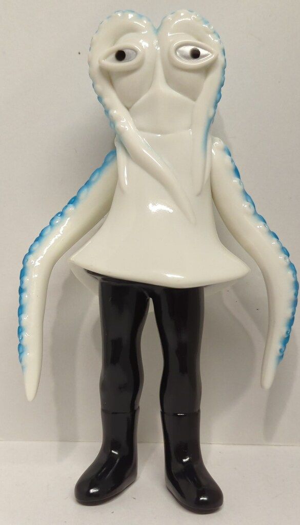 レインボー造型企画 超人怪人工房 イカゲルゲ 白成型 THN限定商品 超人