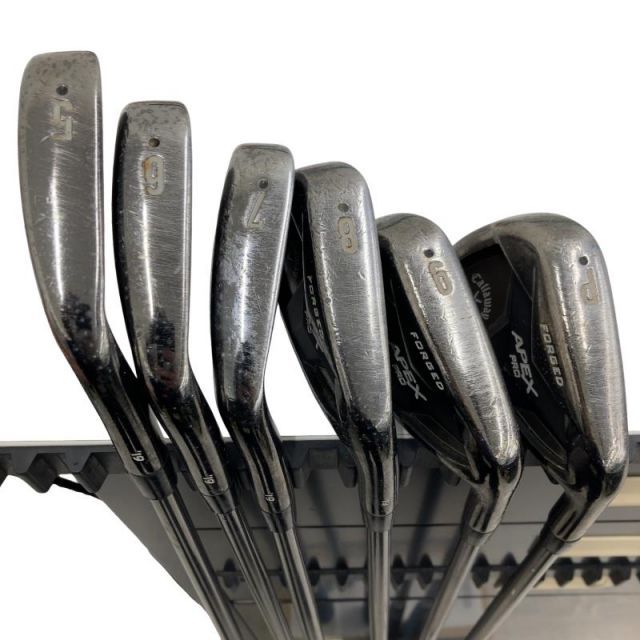 中古】 キャロウェイ APEX PRO(2019) SMOKE 6S アイアンセット IR NS