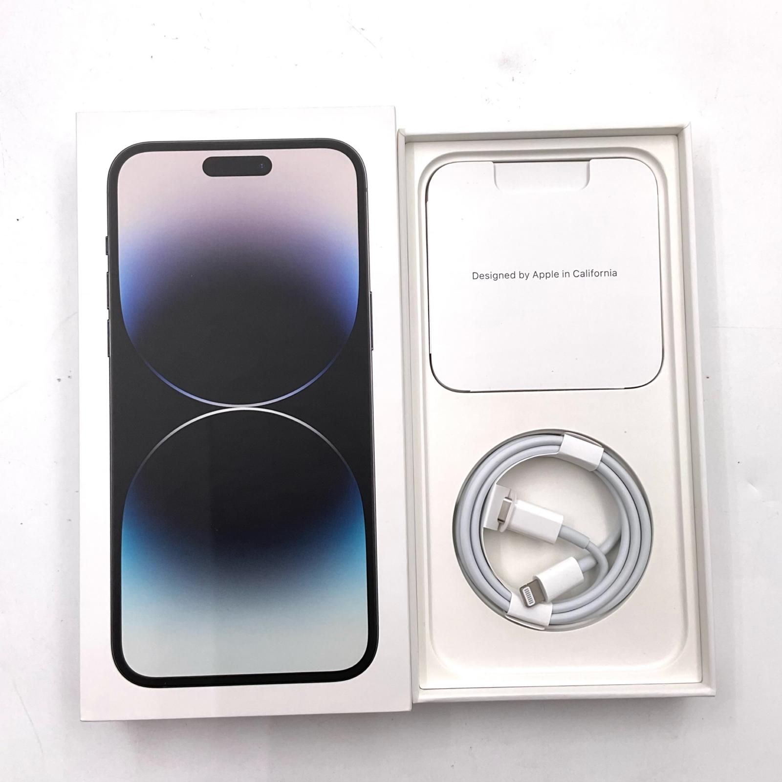 iPhone 14 Pro Max 256GB スペースブラック SIMフリー 白ロム 動作確認 