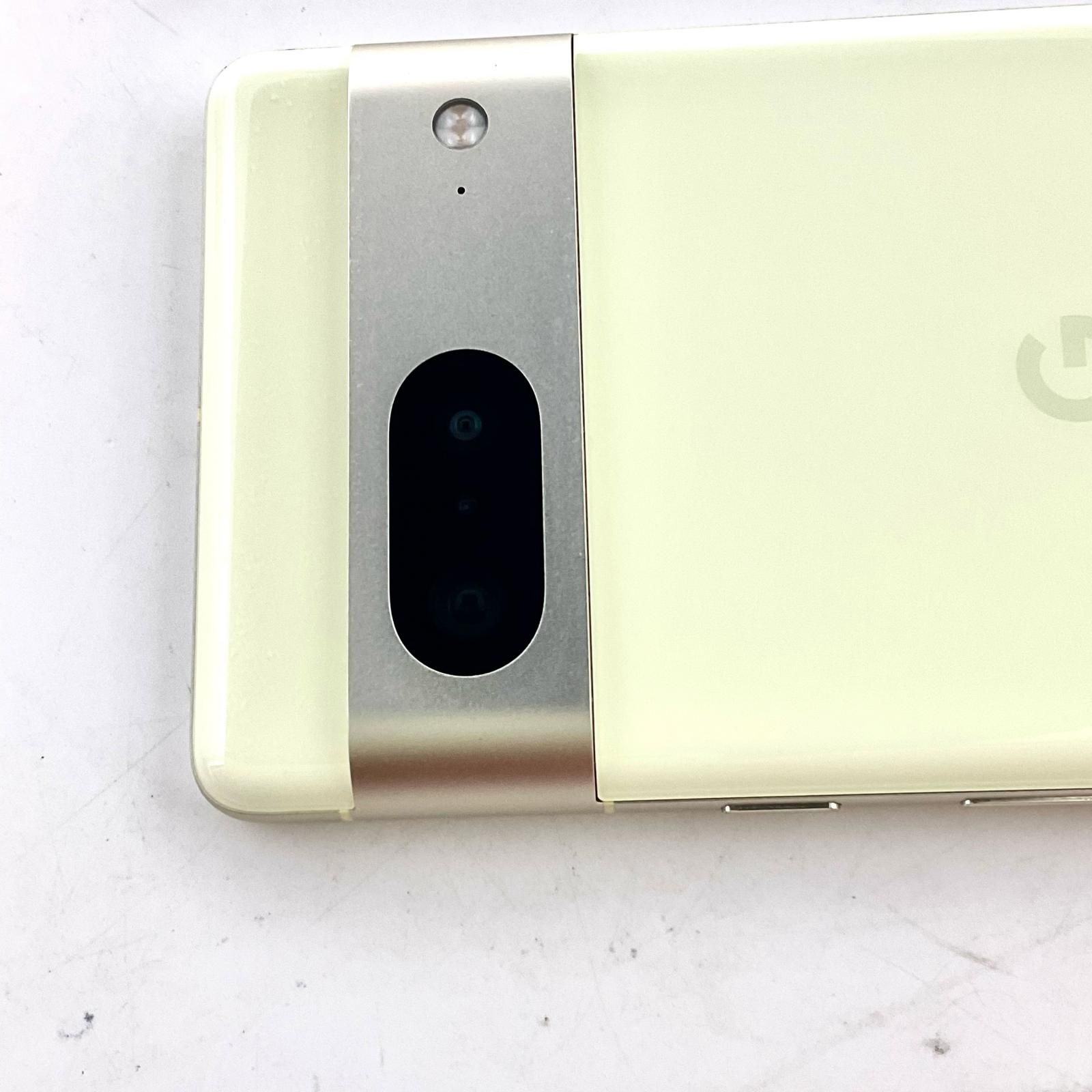 Google Pixel 7 128GB レモングラス SIMフリー G03Z5 白ロム 動作確認