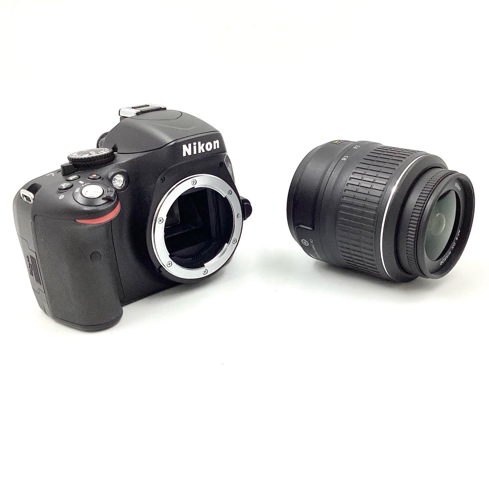全額返金保証】【最速発送】Nikon デジタル一眼 D5100 18-55 VR レンズ
