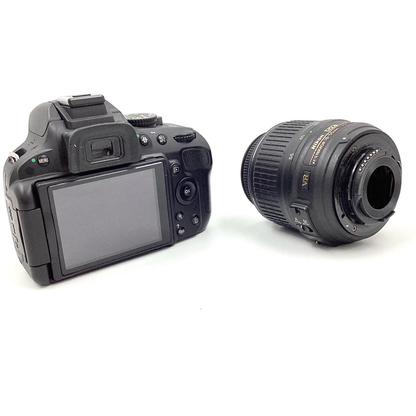 全額返金保証】【最速発送】Nikon デジタル一眼 D5100 18-55 VR レンズ